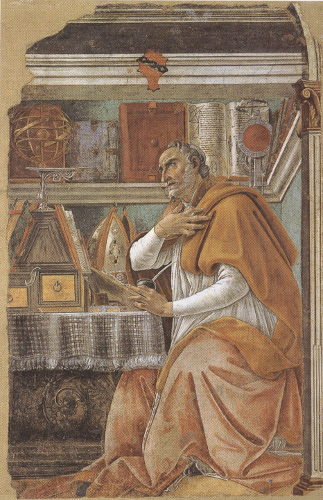 St Augustine in his Study (mk36)